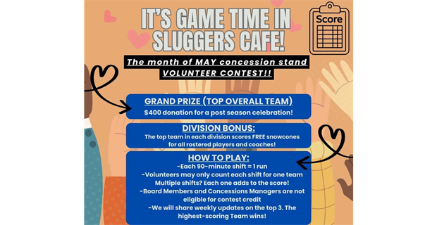 MAY Volunteer Contest!